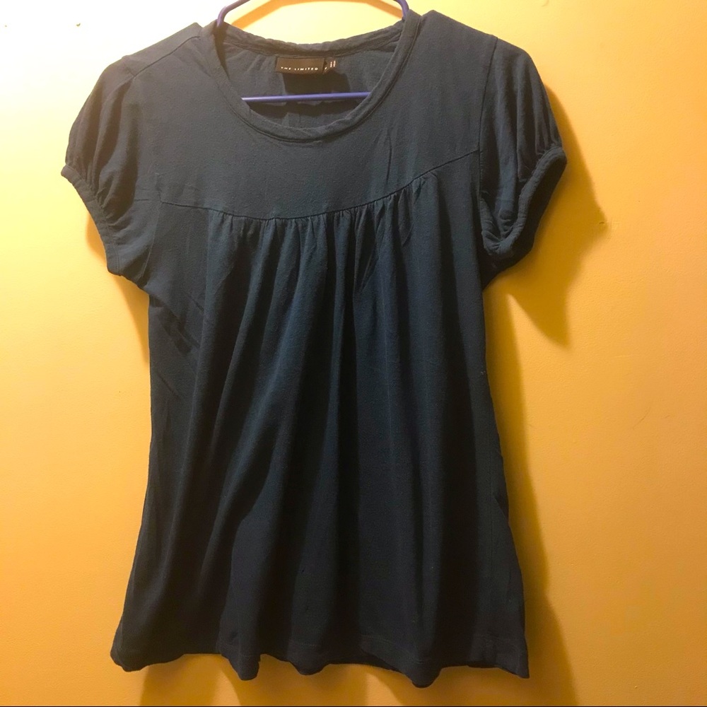 The Limited Navy Baby Doll Shirt